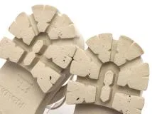 PRADA　プラダ　モノリス　サンダル　レディース36ハーフ　ベージュ　ラバー　1X526M