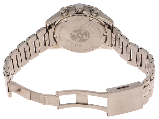 SEIKO　セイコー　アストロン　チタニウム　ソーラー式　メンズ腕時計　ブラック文字盤　SBXC003　2143000710550　【205】