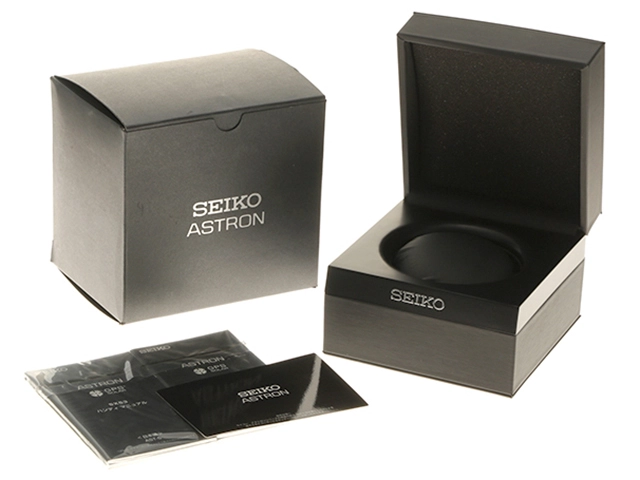 SEIKO　セイコー　アストロン　チタニウム　ソーラー式　メンズ腕時計　ブラック文字盤　SBXC003　2143000710550　【205】