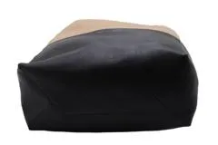 CELINE セリーヌ ドローストリングカバ ショルダーバッグ 174183UBG.38BN ブラック/ナチュラル レザー 【460】2143000710956