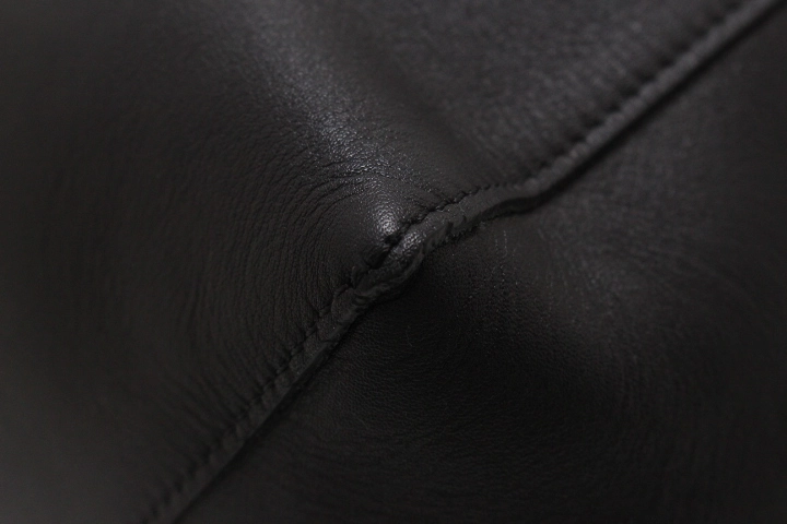 CELINE セリーヌ ドローストリングカバ ショルダーバッグ 174183UBG.38BN ブラック/ナチュラル レザー 【460】2143000710956