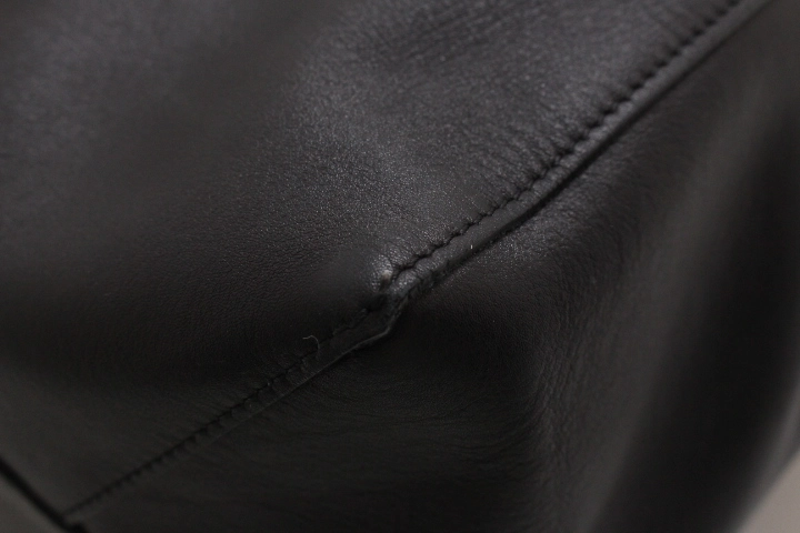 CELINE セリーヌ ドローストリングカバ ショルダーバッグ 174183UBG.38BN ブラック/ナチュラル レザー 【460】2143000710956