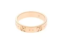 GUCCI　グッチ　リング　アイコンリング　18Kピンクゴールド　＃12号　3.7ｇ【472】HA