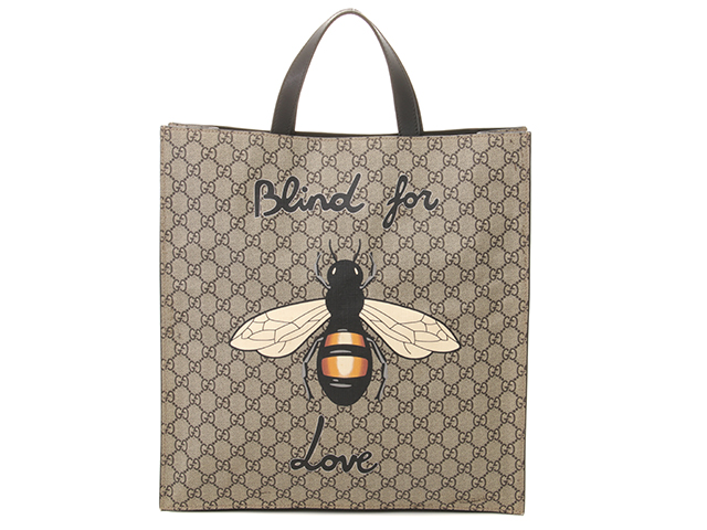 GUCCI グッチ ビープリント ソフトGGスプリーム トートバッグ 【472