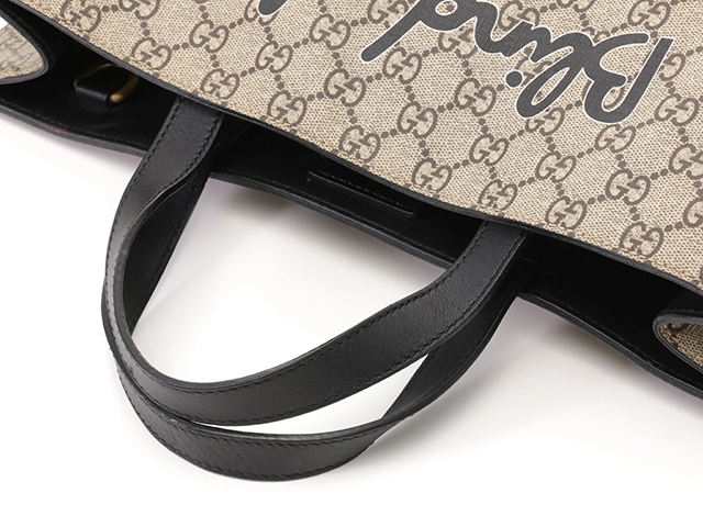GUCCI 　グッチ　ビープリント ソフトGGスプリーム　 トートバッグ 【472】YN
