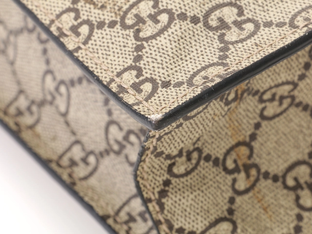 GUCCI 　グッチ　ビープリント ソフトGGスプリーム　 トートバッグ 【472】YN