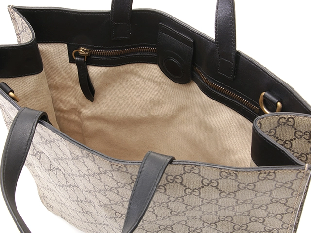 GUCCI 　グッチ　ビープリント ソフトGGスプリーム　 トートバッグ 【472】YN