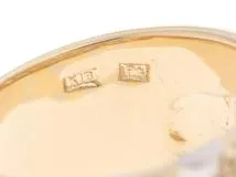 JEWELRY ノンブランドジュエリー リング 14.5号 K18イエローゴールド/プラチナ ダイヤモンド1.40/0.93カラット 19.1g【472】SJ