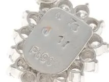 JEWELRY ノンブランドジュエリー ネックレス プラチナ850 ダイヤモンド0.73/0.31カラット 重さ約8.1g【472】SJ