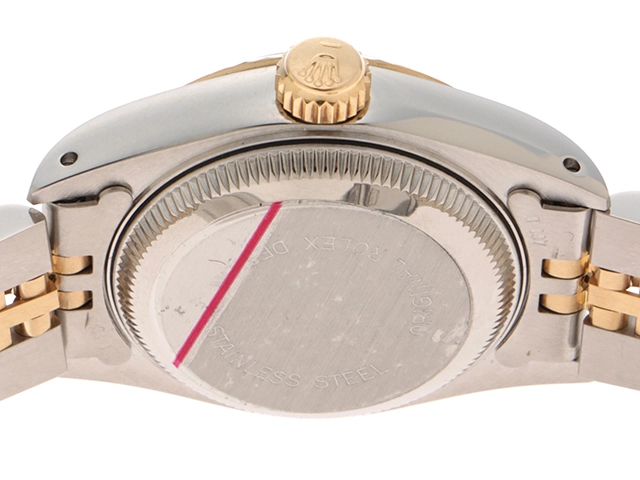 【X番】ROLEX ロレックス 腕時計 デイトジャスト 69173G シャンパン文字盤 ゴールド(K18) ステンレススチール 旧ダイヤ台座 2143000713858【430】