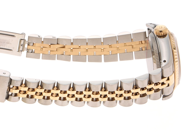 【X番】ROLEX ロレックス 腕時計 デイトジャスト 69173G シャンパン文字盤 ゴールド(K18) ステンレススチール 旧ダイヤ台座 2143000713858【430】