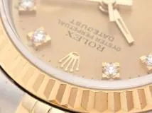 【X番】ROLEX ロレックス 腕時計 デイトジャスト 69173G シャンパン文字盤 ゴールド(K18) ステンレススチール 旧ダイヤ台座 2143000713858【430】