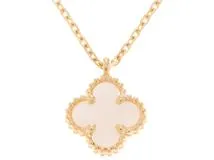 Van Cleef & Arpels ヴァンクリーフ&アーペル スウィートアルハンブラ ネックレス VCARF69100 18Kイエローゴールド/マザーオブパール【472】SJ