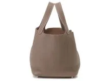 HERMES エルメス ピコタンロックPM エトゥープ SV シルバー金具