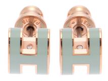 HERMES　エルメス　ポップアッシュ･ミニピアス ブルーリン　PGGP　【432】2143000715876