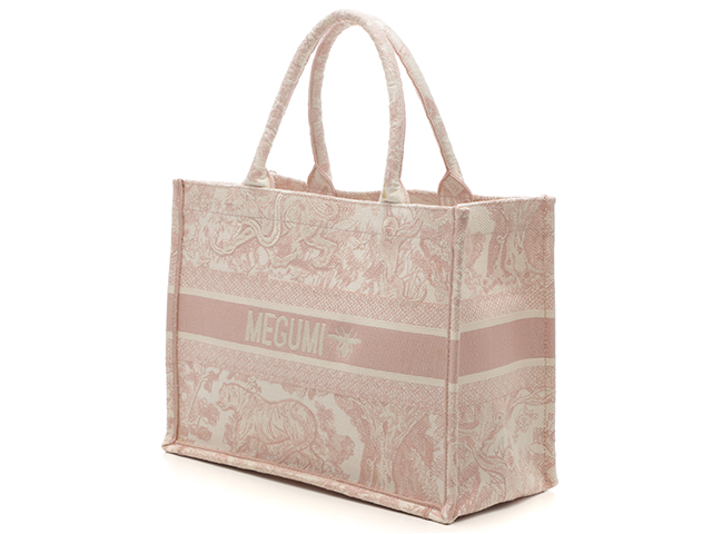 【大人気★入手困難】Dior スモール 縦型 トートバッグ 上品 3D刺繍がかわいい】Dior☆バック スモール《BOOK TOTE》 (Dior