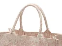 DIOR　ディオール　ブックトートミディアム　ピンク　キャンバス　M129ZTDT【430】2143000716033