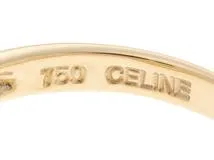 CELINE　 セリーヌ　 リング　K18ゴールド　ダイヤモンド0.03ct　 重さ約3.0g　サイズ＃11.5号  【472】YN