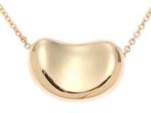TIFFANY＆CO　ティファニー　ビーン　　ネックレス　K18 イエローゴールド　約4.9g  　433