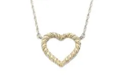 TIFFANY＆CO ティファニー ツイストハートネックレス SV925/750
