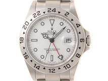 M番2008　ROLEX　ロレックス　エクスプローラーⅡ　16570　SS　ホワイト文字盤　メンズ　腕時計（2143000718235）【200】C