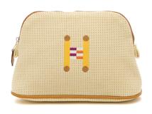 Hermès　エルメス　クレイジーH　ボリードポーチMM　シトロン／オークル　シルバー金具　【471】L