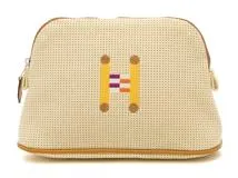 Hermès　エルメス　クレイジーH　ボリードポーチMM　シトロン／オークル　シルバー金具　【471】L