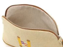 Hermès　エルメス　クレイジーH　ボリードポーチMM　シトロン／オークル　シルバー金具　【471】L