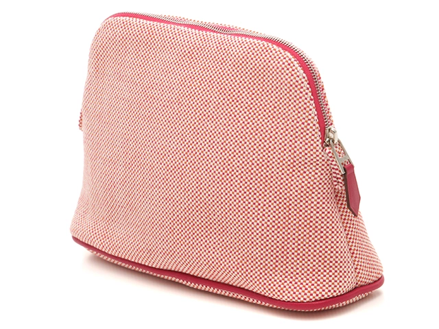 HERMES　エルメス　クレイジーＨ　ボリードポーチミニ　オレンジ／フランボワーズ　シルバー金具【430】2143000718921