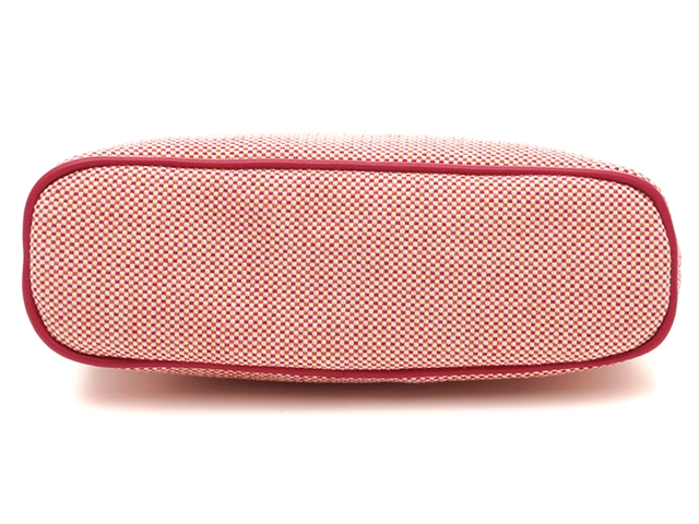 HERMES　エルメス　クレイジーＨ　ボリードポーチミニ　オレンジ／フランボワーズ　シルバー金具【430】2143000718921