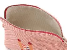 HERMES　エルメス　クレイジーＨ　ボリードポーチミニ　オレンジ／フランボワーズ　シルバー金具【430】2143000718921