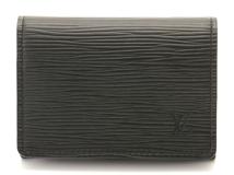 Louis Vuitton ルイ・ヴィトン アンヴェロップ・カルトドゥヴィジット エピ ノワール M62292【430】2143000719980