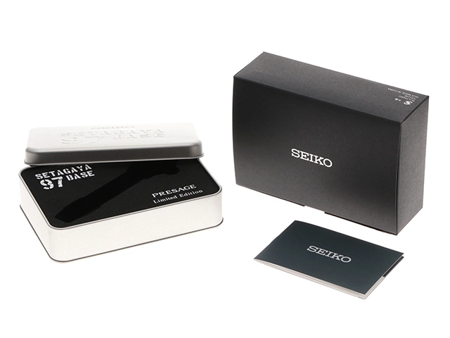 SEIKO　セイコー　プレザージュ　所ジョージの世田谷ベースコラボモデル　SARY259　 ステンレス/革　970本限定　男性用自動巻時計【473】