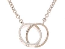 Cartier 　カルティエ 　ネックレス 　ベビーラブ 　K18WGホワイトゴールド　　B7212500　7.5g 【472】AH