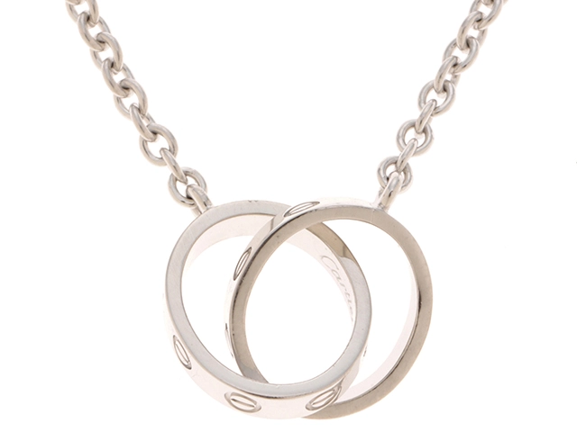 Cartier 　カルティエ 　ネックレス 　ベビーラブ 　K18WGホワイトゴールド　　B7212500　7.5g 【472】AH