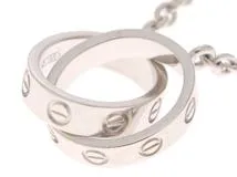 Cartier 　カルティエ 　ネックレス 　ベビーラブ 　K18WGホワイトゴールド　　B7212500　7.5g 【472】AH