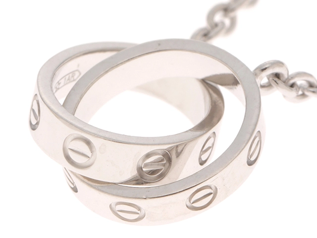 Cartier カルティエ ネックレス ラブネックレス  B7212500 K18ホワイトゴールド B7212500【472】AH