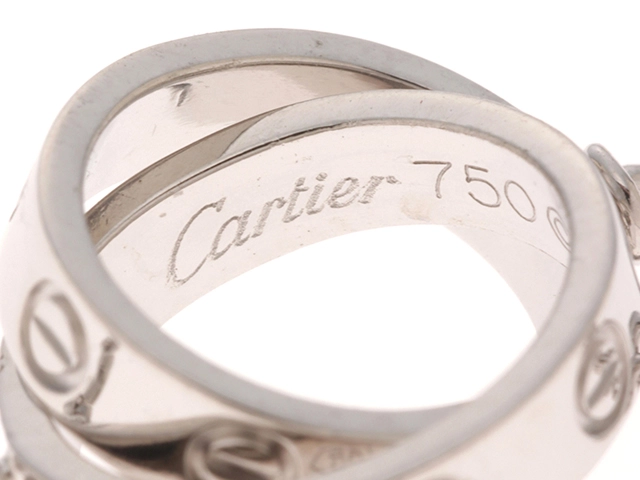 Cartier カルティエ ネックレス ラブネックレス  B7212500 K18ホワイトゴールド B7212500【472】AH
