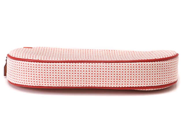 HERMES　エルメス　小物　ポーチ　エシャペポーチ　ヴァーミリオン・ＳＶ金具　トワルアッシュ・レザー H103607M【472】HA