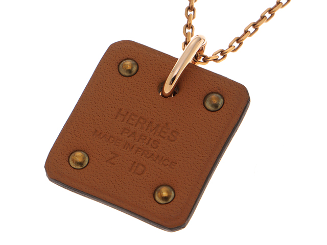 HERMES エルメス アスドゥクールーPM ブルー PGGP/レザー 【431