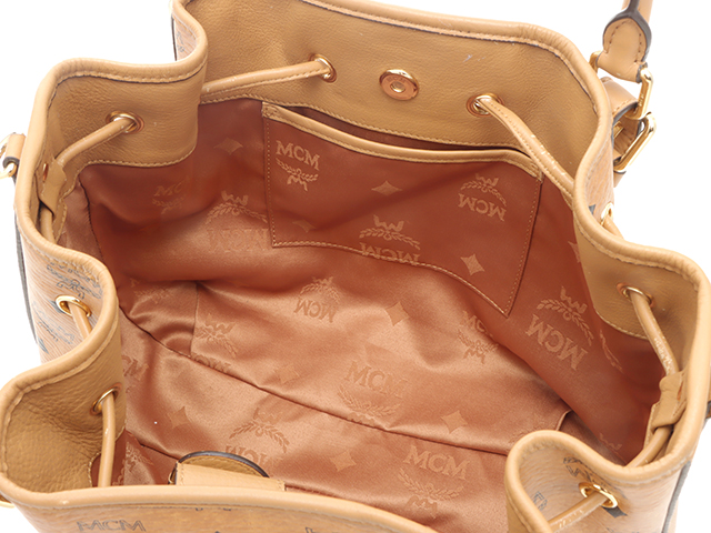 MCM エムシーエム ヴィセトス ハンドバッグ 2WAYショルダーバッグ PVC  