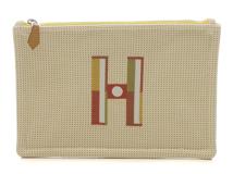 HERMES　エルメス 　フラットポーチ フォーブル・コーナーPM シトロン/オークル【430】2143000723208