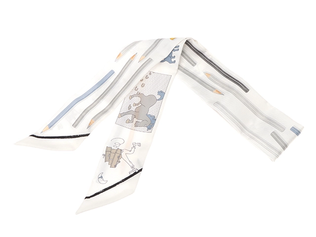 ●日本正規品● HERMES エルメス ツイリー A VOS CRAYONS ET CARRE LIBRE アクセサリー