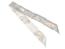 エルメス ツイリー 花柄 ブリッドドゥガラ ヴェールアマンド
