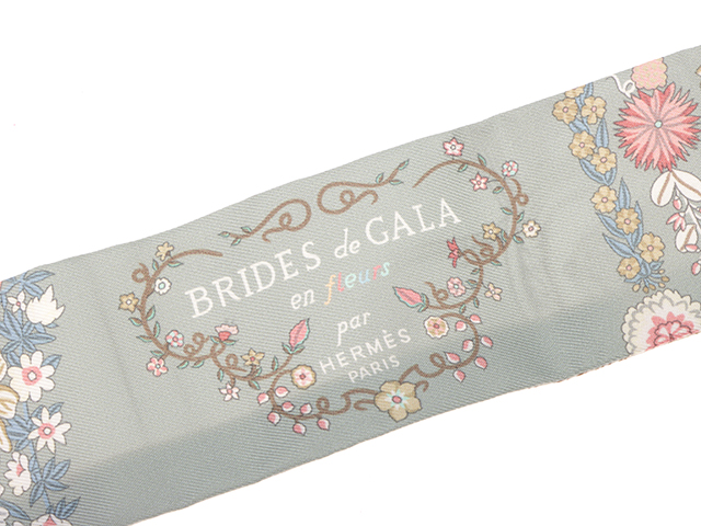 HERMES エルメス ツイリー Brides de Gala en Fleurs ヴェール