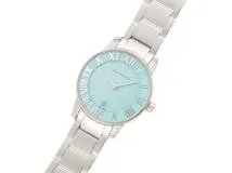 【Tiffany】2-Hand 29 mm ウォッチ★ ステンレススチール 防水 すぐ届く♪Tiffany&Co.ロゴ アトラス 2-ハンド 29mm ウォッチ 腕時計