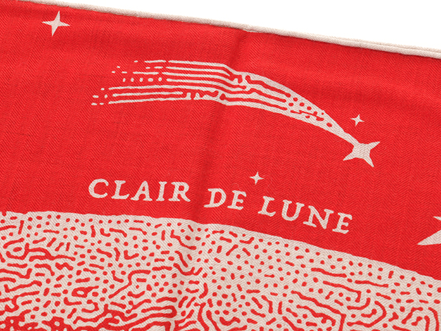 HERMES エルメス ストール カレジェアン 140 クレールドゥリュンヌ  