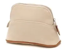 HERMES　エルメス　ボリードポーチ ミニミニ ナチュラル/SV　H103772M 01【431】2143000724267