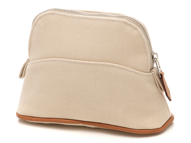 HERMES エルメス ボリードポーチ ミニミニ ナチュラル/SV