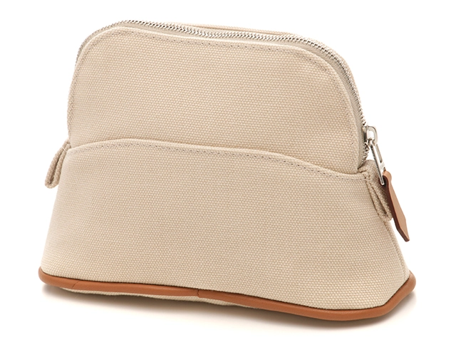HERMES　エルメス　ボリードポーチ ミニミニ ナチュラル/SV　H103772M 01【431】2143000724267